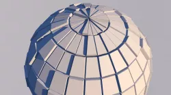 Sci Fi Sphere Shape Triangle Low-poly 3D model 2019 3D model