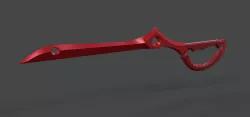 Scissor blade Kill La Kill Ryuko Matoi Sword 3D model