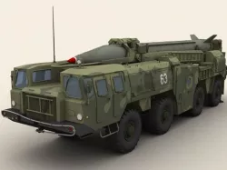 SCUD B Missile Launcher 3D model
