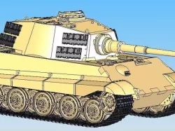 Sd.Kfz.182 King Tiger Tank - Henschel Turret
