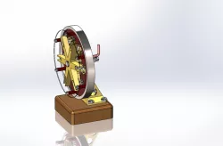 Self Proppelled Flywheel Steam Engine