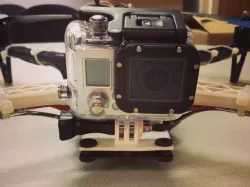 Simple GoPro mount for Alien style quadcopter