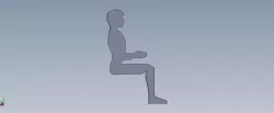 sitting position human
