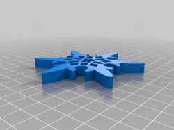 Snowflake Cord Guide (6 sided / Simplified)
