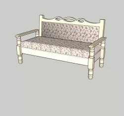 soft sofa 3D model