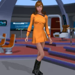 Space Fleet Officer V4 for Poser 3D model