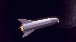 Space X Starship Low-poly  3D model