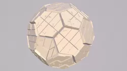 Sphere Scifi Object No 1 Cinema 4D FBX OBJ MTL STL 3DS 3D model