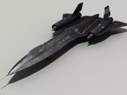 SR-71 Blackbird 3D model