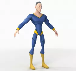 Super Hero 3D model