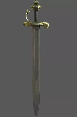 sword Low-poly  3D model