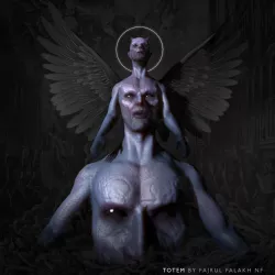TOTEM Surreal Human Figures 3D model