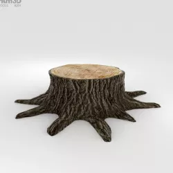 Tree Stump 3D model