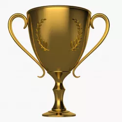 Trophy Cup Low-poly  3D model