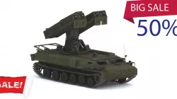 War Tank Model 9k35Strela   Low-poly  3D model