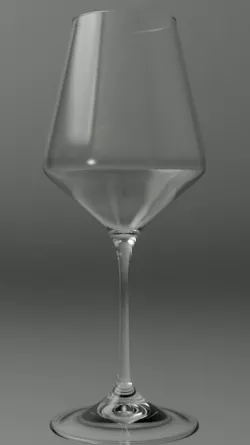 Wine glass 3D model