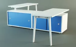 Workstation 3D model
