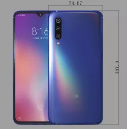 Xiaomi Mi 9 mobile phone 3D model rhino modeling 3D model