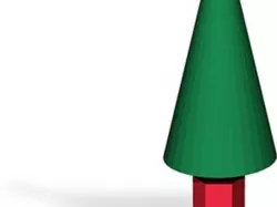 Xmas tree with star
