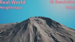 168 Real -  World PNG Heightmaps - USA and UK Low-poly 3D model