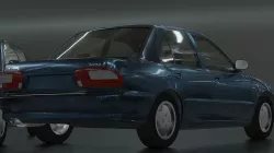 1998 Proton Wira 3D model