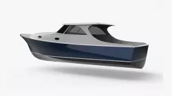 34 Foot Classic Downeast Boat  Hull Design 3D model