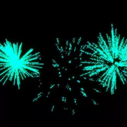 3D fireworks animation from the standard 3d max particle system 3D model