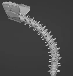 3D model Flower killer Low poly Low-poly 3D model