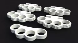 5 brass knuckles 3D model