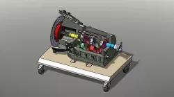 5-speed gearbox 3D model