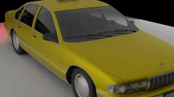 A taxi  3D model