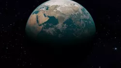 Alpha Earth planet 3D model