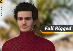 Andrew Garfield from Spideman No Way Home 3D model 3D model