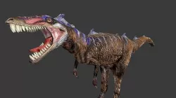 Animated Dinosaur Low-poly 3D model
