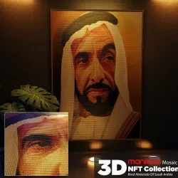 Arab Princes and Kings MOSAIC paintings 3D model