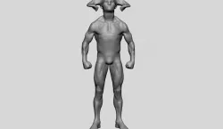 Base Creature Anatomy 3D model