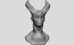 Base Creature Head 3D model