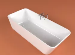 bathtub and faucet 3D model