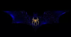 Batman Batrang Spiderman Logo  Low-poly 3D model