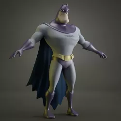 Batman Character Cartoon 3D model
