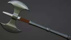 Battle Axe - Labrys Low-poly 3D model