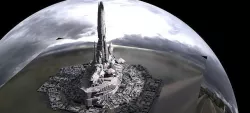 Battle Ship sci fi 3D model