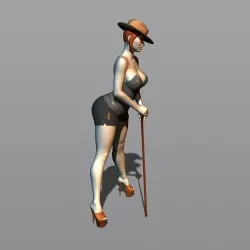 Black Cat 3D  Low-poly 3D model