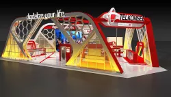 Booth Exhibition Technology 3D model