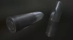 Bullet perfect Low-poly 3D model