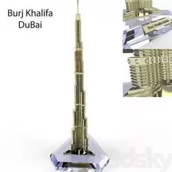 burj khalifa 3D model