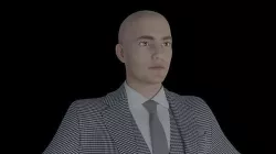 BUSINESS MAN CHARACTER SUIT 3D model
