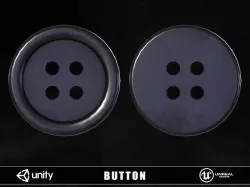 Button Low-poly 3D model