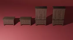 Cabinet and armoires 3D model