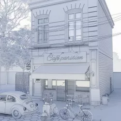CAFE PARISIEN 3D model